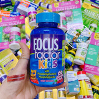 Hũ 150 viên kẹo bổ nao cho trẻ Focus Factor Kids hàng chuẩn Mỹ vị Berry Blast Flavor thơm ngon
