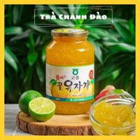 Hũ 1Kg Trà Chanh Đào Mật Ong Nyngtong Hàn Quốc - Shop Mẹ Bắp [Date 03/2024]