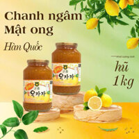 Hũ 1KG Trà Mật Ong Chanh Đào Nonghyup Hàn Quốc
