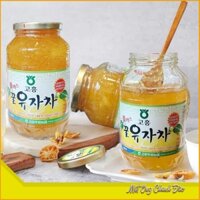 Hũ 1kg Trà Mật Ong Chanh Đào Nonghyup Hàn Quốc