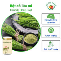 [Hũ 250g - 0,5kg - 1kg] Bột cỏ lúa mì nguyên chất sấy lạnh dogiafarm thanh lọc, thải độc