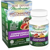 HŨ 30 VIÊN 17 LOẠI NẤM Host Defense, Advanced Immune Support, Mushroom Supplement - Lion's Mane, Reishi, Turkey Tail...