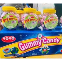 Hũ 50 viên kẹo dẻo có nhân siro Gummy Candy hình con mắt Thái Lan siêu ngon MOONSHINEFOODS