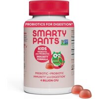 HŨ 60 VIÊN KẸO DẺO BỔ SUNG LỢI KHUẨN CHO TRẺ EM SmartyPants Kids Probiotics - Prebiotics Digestive - Immunity Gummies