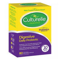 HŨ 80 VIÊN NANG UỐNG LỢI KHUẨN - TIÊU HÓA Culturelle Daily Probiotic Supplement Capsules 10 Billion CFU