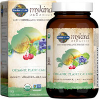 HŨ 90 VIÊN BỔ SUNG CANXI THỰC VẬT - HỮU CƠ Garden of Life mykind Organics Plant Calcium, Magnesium, Vitamin D3, K