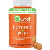 HŨ 90 VIÊN KẸO DẺO GỪNG - NGHỆ BỔ TRỢ BAO TỬ / XƯƠNG KHỚP Qunol Turmeric Ginger Gummies - JOINT / SKIN Support, Vegan