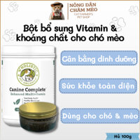 (Hủ Chiết) Wholistic Pet Organics - Canine Complete Bột Vitamin và Khoáng Chất  Cho Chó Mèo