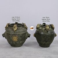Hũ cóc Tài Lộc phong thuỷ - hũ tài lộc thiềm thừ bằng đồng