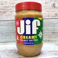 HỦ ĐỎ LỚN 1.13 Kg ++ BƠ ĐẬU PHỘNG MỊN USA JIF Creamy  Peanut Butter