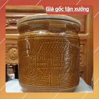 Hũ đựng gạo Bát Tràng Việt Nam đựng 8kg gạo