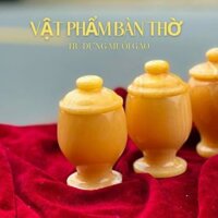 Hũ Đựng Gạo Muối Đá Ngọc Hoàng Long Cao Cấp