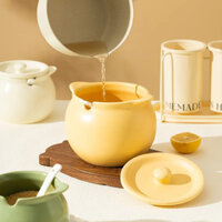 Hũ đựng gia vị bằng gốm sứ nhiều màu cao cấp trang trí nhà bếp xinh xắn