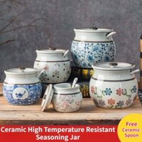 Hũ Đựng Gia Vị Bằng Gốm Sứ Tiện Dụng Cho Nhà Bếp