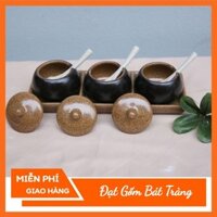 hũ đựng gia vị - lọ đựng gia vị ,lọ đựng gia vị sứ - lọ , hũ sứ bát tràng