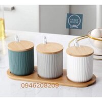 HŨ ĐỰNG GIA VỊ SỨ CAO CẤP - LỌ GIA VỊ SỨ CAO CẤP