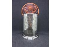 HỦ ĐỰNG ỐNG HÚT TRỤ INOX NHỎ