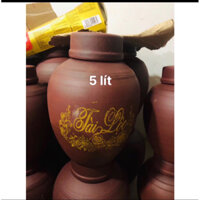 hũ đựng rượu , chum đựng rượu 5lít