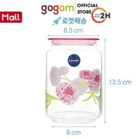 Hũ đựng thực phẩm thủy tinh 750 ml Luminarc Rondo Dahlia HTT026 GOGOM825