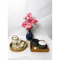 Hũ Đựng Trà Gốm Sứ Hoặc Khảm Trai Cao Cấp – Kèm Khay Sang Trọng, Đa Dạng Mẫu Mã, Quà Tặng Tân Gia, Nhà Mới, Khai Trương