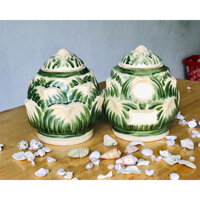 Hủ Đựng tro Cốt Gốm Sứ Bình Dương ảnh thật tự chụp 100%