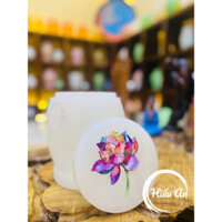 Hũ đựng tro cốt, hũ tro cốt lưu ly sen 8 cánh, hũ lưu tro cốt