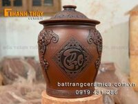 Hũ gạo Phúc Lộc Thọ cao cấp 15 kg