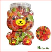 HŨ GẤU 1KG KẸO DẺO CHÍP CHÍP VỊ TRÁI CÂY