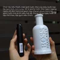 Hu Gô Boss Unlimited - Bạc Hà, Bưởi, Hoa Hồng - Tươi Mới, Nam Tính, Tự Tin - Mẫu Thử Nước Hoa