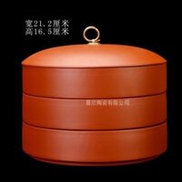 Hũ gốm tử sa đựng/ bảo quản trà phổ nhĩ