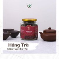 Hũ Hồng Trà Shan Tuyết Cổ Thụ Hà Giang Trà Hảo Hạng  Thiện Tài 1 tôm 1 lá Lọ Thủy Tinh 70g Quà Tặng