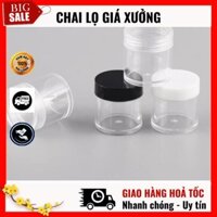 Hủ Hộp Đựng Kem ❈ GIÁ TỐT NHẤT ❈ [100c] Hủ Hộp nhựa 10g thân cao chiết mỹ phẩm .