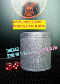 HŨ LẮC XÍ NGẦU MÀU BẠC