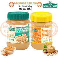 [HŨ LỚN] Bơ Đậu Phộng MỊN GOLDEN FARM Size 510G