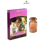 Hũ muối hồng mini tài lộc và Bộ Bài Bói Tarot Romance Angels Oracle Cards Cao Cấp