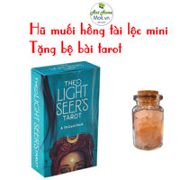 Hũ muối hồng thanh tẩy mini tặng bộ bài tarot  Light Seers Tarot -  Bộ bài Light Seers Tarot TR01