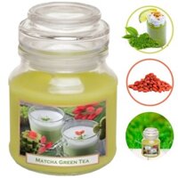 Hũ nến thơm cao cấp  Bartek Green Tea Pudding 130g QT0462 - matcha trà xanh, nến thơm phòng (giao mẫu ngẫu nhiên)