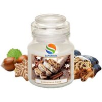 Hũ nến thơm tinh dầu Bartek Christmas Cake 130g QT06651 - hương bánh quế, nến trang trí, thơm phòng, thư giãn, khử mùi