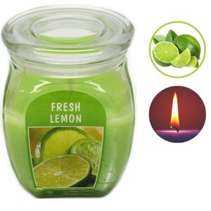 Hũ nến thơm tinh dầu Bolsius Fresh Lemon 305g QT024371 - hương chanh tươi