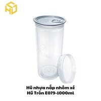 Hũ Nhựa Nắp Nhôm Xé | Hũ Tròn E079 - 1000ml