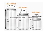 Hũ nhựa PET nắp nhôm