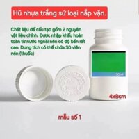 Hủ nhựa trắng nắp vặn loại Mylan có logo. Mã ưu đãi (DUPHONGPrEP)