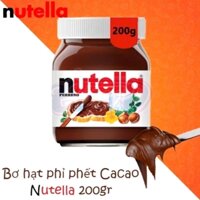 [Hũ nhựa]Bơ Hạt Phỉ Phết Cacao Nutella 200g/350g/680g Hàng nhập Úc