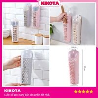 Hũ ống đựng đũa muỗng dán tường nhà bếp không cần khoan tường, ống đũa có nắp đậy, có khe thoát nước