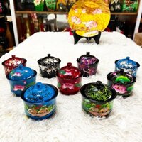 Hủ sâm đựng mứt sơn mài thủ công mỹ nghệ Thanh Bình Lê, trang trí decor, làm quà tặng, tân gia nhiều mẫu lựa chọn