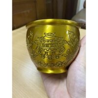 Hũ tài lộc tụ bảo bát tụ bảo bằng đồng - Đại Bái 555