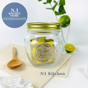 Hũ thủy tinh Bormioli Rocco Quattro Invetro 500ml