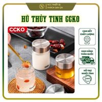 Hũ Thủy Tinh Chưng Yến Đựng Sữa Chua 100ml 150ml 200ml CCKO - Nắp Inox 304, Cao Cấp