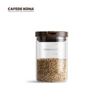 Hủ thuỷ tinh đựng cà phê có van 1 chiều Cafede Kona - 700ML