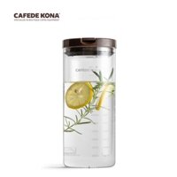 Hủ thuỷ tinh đựng cà phê có van 1 chiều Cafede Kona - 1200ML
